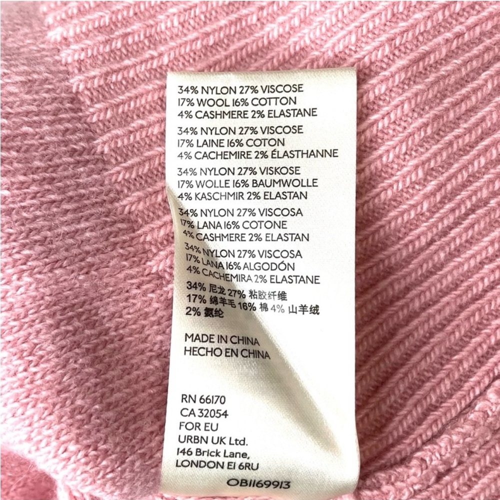 Free People Elegant Pink Off-Shoulder Sweater Dress - Picture 12 of 13